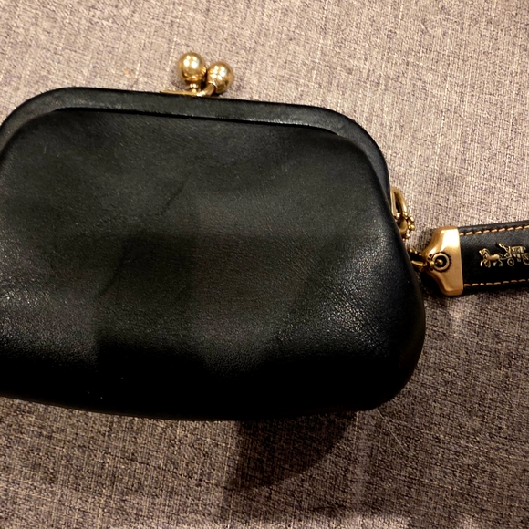 Coach Handbags - Coach 1941 Collection Black Leather Kiss-Lock with ROGUE tag